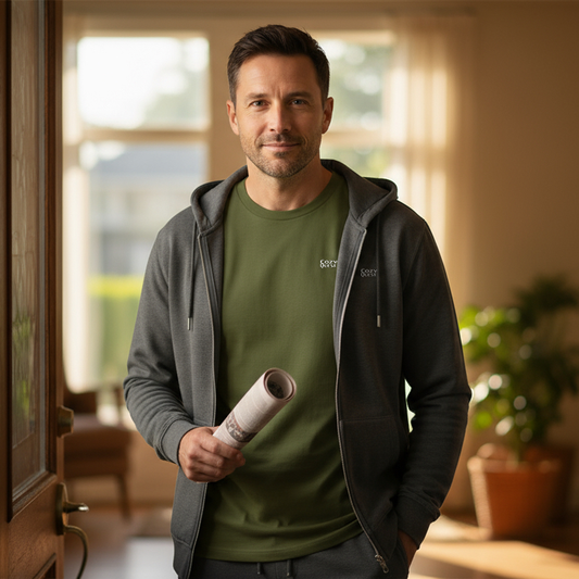 Cozy Bio Zip-Hoodie 🌿 Clean Look | Moderner Fit | Cozy to Go