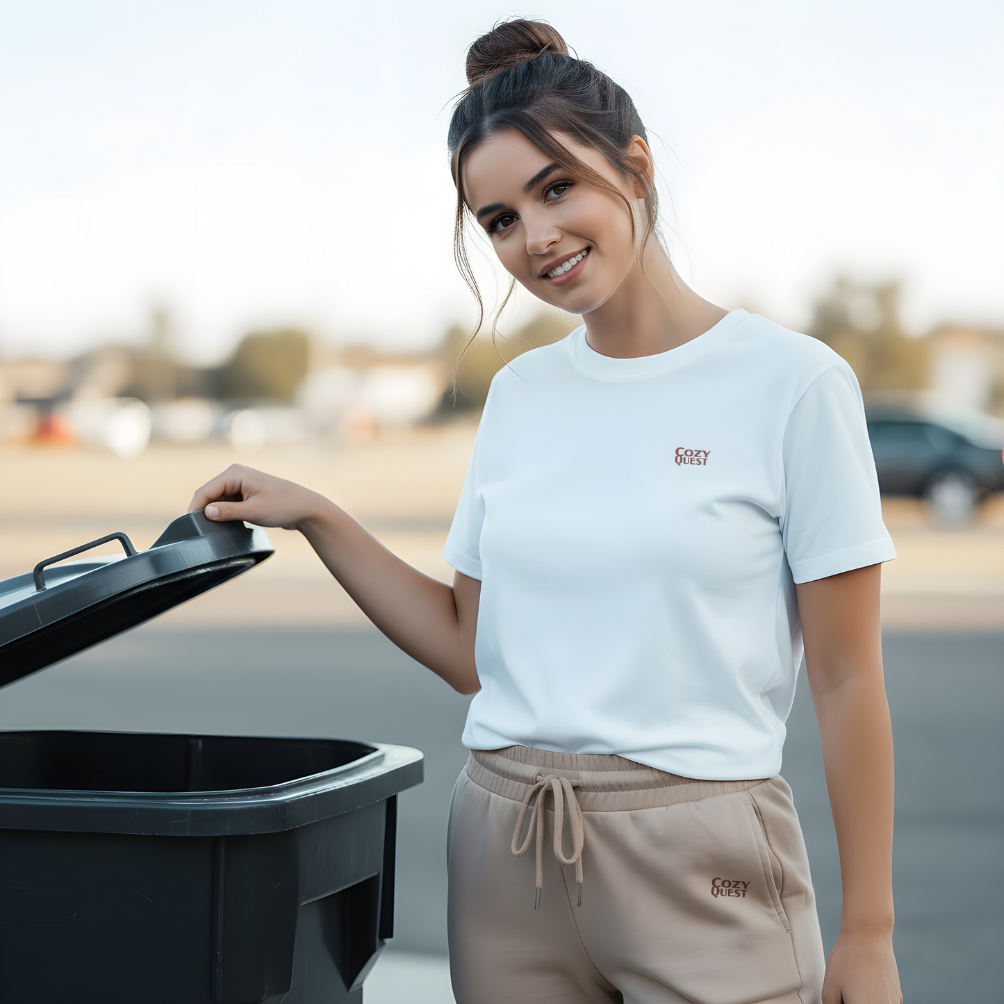 Cozy T-Shirt 🌿 Everyday Legend | Long Fit Bio-Baumwolle |